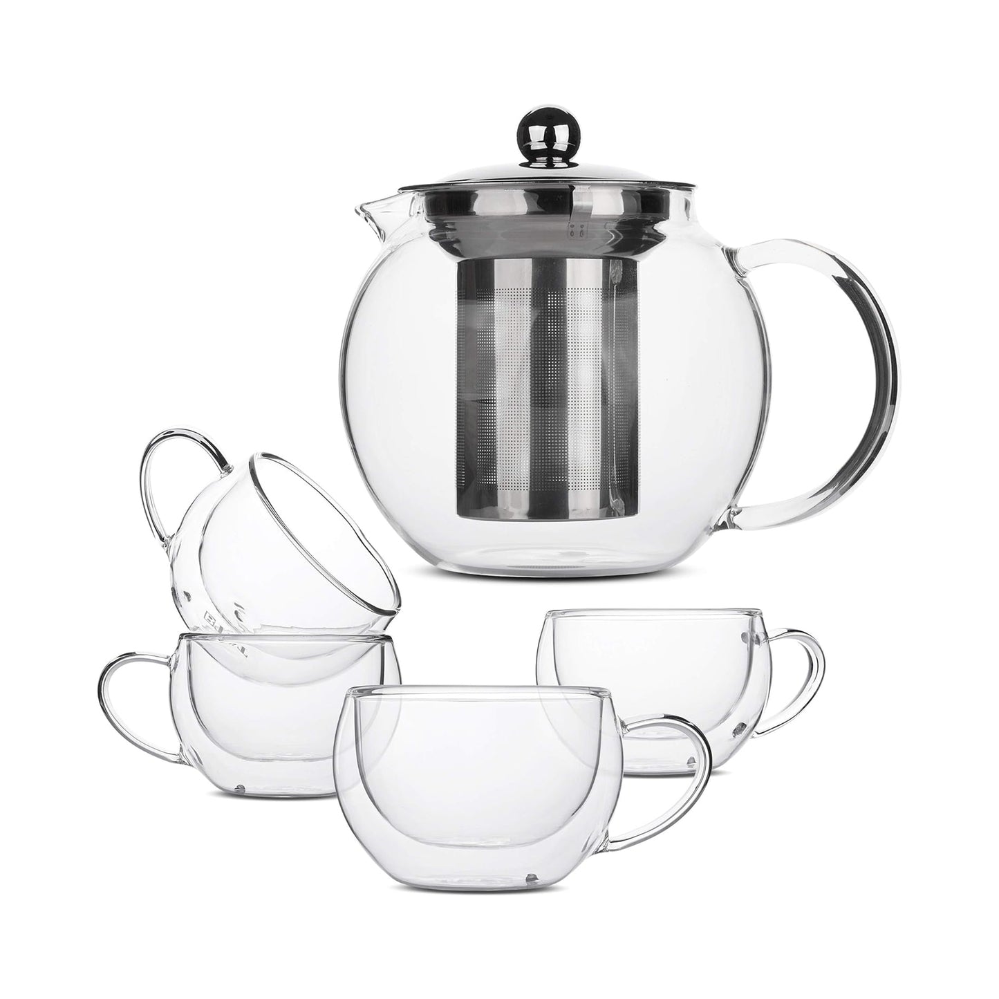 Glass Tea Pot Set